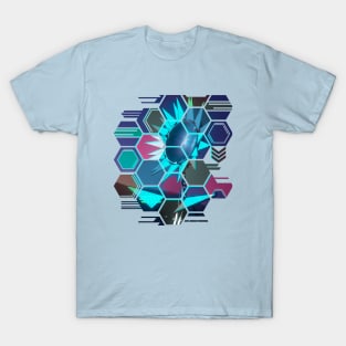 Cyber Flower Dark T-Shirt